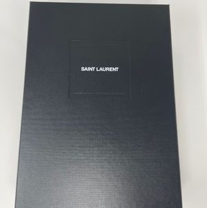 Saint Laurent Black Shoe Box Authentic